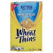 Nabisco Wheat Thins hint of salt, 100% whole grain crackers  9.1oz