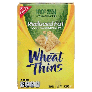 Nabisco Wheat Thins reduced fat snack crackers, 100% whole grain 8.5oz