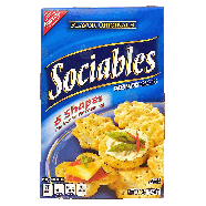Nabisco Sociables baked savory crackers, 6 shapes  7.5oz