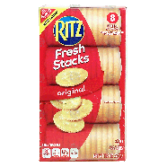 Nabisco Ritz original, snack crackers, 8 fresh stacks 11.8oz