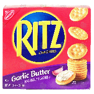 Nabisco Ritz garlic butter flavored crackers 13.7oz