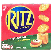 Nabisco Ritz reduced fat snack crackers 12.5oz