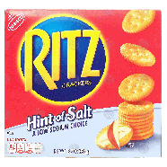 Nabisco Ritz crackers with a hint of salt 13.7oz