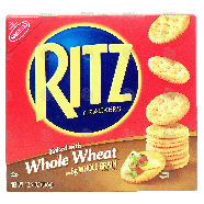 Nabisco Ritz crackers baked with whole wheat 12.9oz