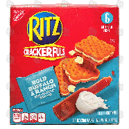 Nabisco Ritz crackerfuls; bold buffalo & ranch, filled crackers, 6 6oz