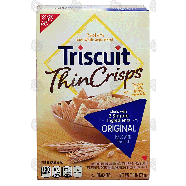 Nabisco Triscuit thin crisps; original crackers baked with 100% w7.6oz