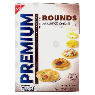 Nabisco Premium saltine crackers topped with sea salt, rounds with10oz
