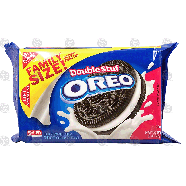 Nabisco Oreo double stuf; chocolate sandwich cookies 20oz