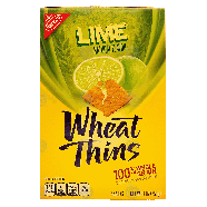 Nabisco Wheat Thins lime snack crackers, 100% whole grain 9oz