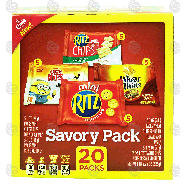 Nabisco  5 mini cheese nips, 5 mini ritz, 5 wheat thins sundried t20pk