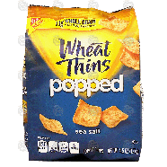 Nabisco Wheat Thins popped; popped chips, sea salt 4.5oz