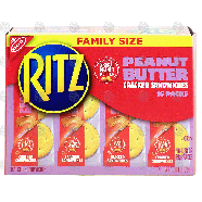 Nabisco Ritz peanut butter cracker sandwiches, 16 packs 1.38lb