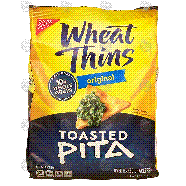 Nabisco Wheat Thins toasted pita; original, oven baked crackers 8oz