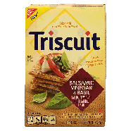 Nabisco Triscuit balsamic vinegar & basil crackers made with 100% w 9oz