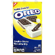 Nabisco Handi-Snacks oreo, cookie sticks 'n creme dip, 15 snack pa15oz