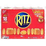 Nabisco Ritz snack crackers, 18-fresh packs 61.65-oz