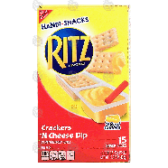 Nabisco Handi-Snacks ritz, crackers 'n cheese dip, 15 snack pac14.25oz