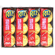 Nabisco Ritz Crackers w/Peanut Butter 8 Ct Single Serve 1.38oz