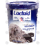 Lactaid  cookies & cream ice cream, 100% lactose free 1-qt