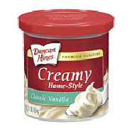 Duncan Hines Frosting Creamy Homestyle Classic Vanilla 16oz