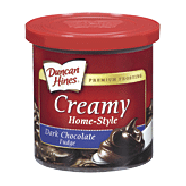 Duncan Hines Creamy Home-style dark chocolate fudge premium frosti16oz