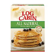Log Cabin All Natural pancake mix 28oz