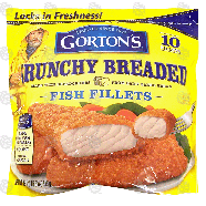 Gorton's  crunchy breaded fish fillets, 10 fillets  19oz