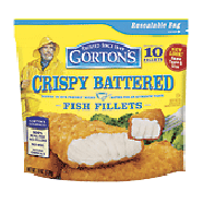 Gorton's  crispy battered fish fillets, 10 fillets 19oz