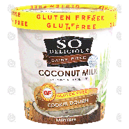 So Delicious  cookie dough coconut milk, non-dairy frozen dessert 1-pt