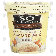 So Delicious  vanilla almond milk, non-dairy frozen dessert 1-pt