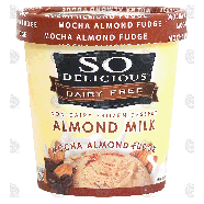 So Delicious  mocha almond fudge almond milk, non-dairy frozen des1-pt