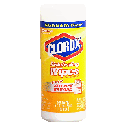 Clorox  citrus blend disinfecting wet wipes bleach free, 7 x 8-in  35ct