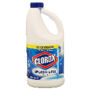 Clorox Splash-less concentrated splash-less bleach, regular  55fl oz