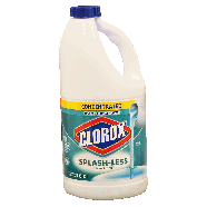 Clorox Splash-less concentrated splash-less bleach, clean linen 55fl oz