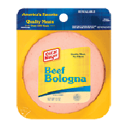 Oscar Mayer  beef bologna sandwich slices 12oz