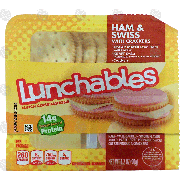 Oscar Mayer Lunchables ham & swiss with crackers 3.2oz