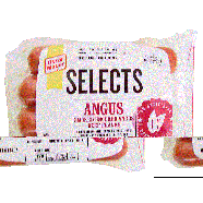 Oscar Mayer Selects smoked uncured angus beef franks, 8 ct 14oz