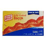 Oscar Mayer  fully cooked bacon, thick cut, store below 75 degre2.52oz