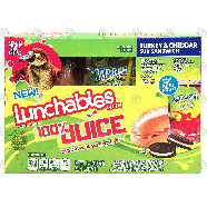 Oscar Mayer Lunchables lunch combinations, turkey & cheddar sub sa1pkg