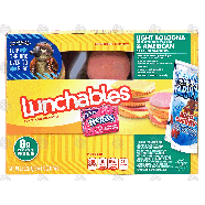 Oscar Mayer Lunchables lunch combinations, light bologna & america1pkg