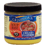 L.B. Jamison's Soup Base Chicken Flavored 16oz