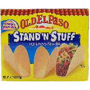 Old El Paso Stand 'n Stuff 10 hard taco shells 4.7oz