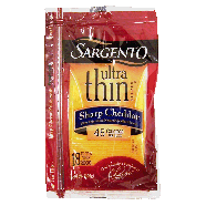 Sargento(R) Ultra Thin sliced natural sharp cheddar cheese, 45 c6.84oz