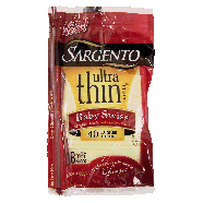 Sargento(R) Ultra Thin sliced natural baby swiss cheese, 40 calor6.3oz