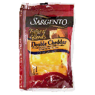 Sargento(R) Natural Blends double cheddar, natural deli style sli7.5oz