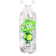 Cap 10  all natural lime flavored sparking mineral water, unsweeten1-L