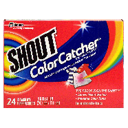 Shout Color Catcher absorbs and traps loose dyes to help keep colo24ct
