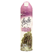 Glade  spray, elliminates odors & freshens the air, lavender & vani8oz