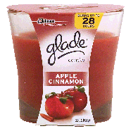 Glade  candle, apple cinnamon scent 3.8oz