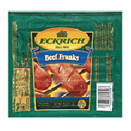 Eckrich  beef franks, 10 ct 14oz